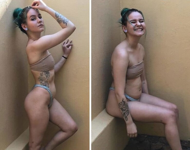 A batalha da internet vs a realidade continua com Sara Puhto Instagram versus realidade por Sara Puhto