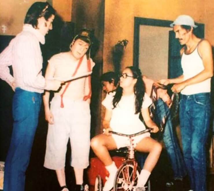 Imagens raras dos bastidores de El Chavo