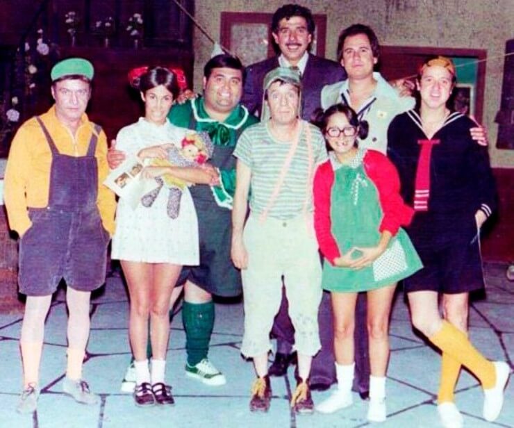 Imagens raras dos bastidores de El Chavo