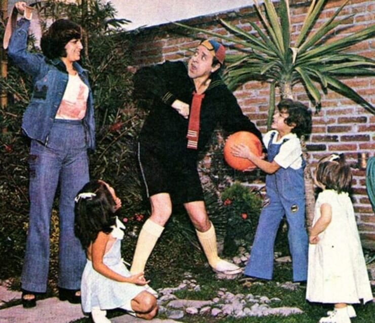 Imagens raras dos bastidores de El Chavo