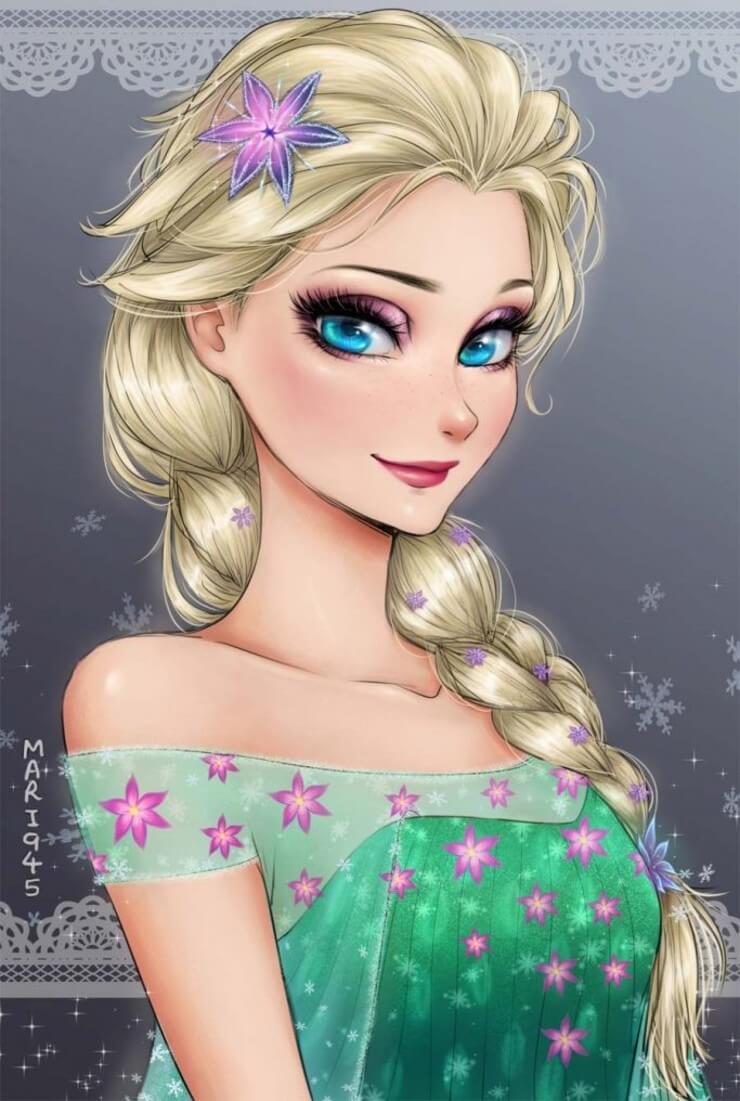 10 princesas da Disney como animes feitos pela Maryam Safdar Princesas da Disney como animes recriadas pela artista Maryam Safdar