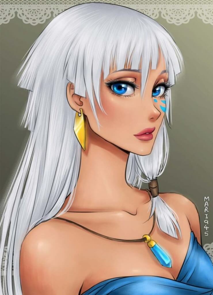 10 princesas da Disney como animes feitos pela Maryam Safdar Princesas da Disney como animes recriadas pela artista Maryam Safdar