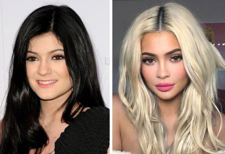 10 famosas do cinema em suas versões originais de nascimento Famosas de Hollywood em suas versões originais antes da cirurgia plástica