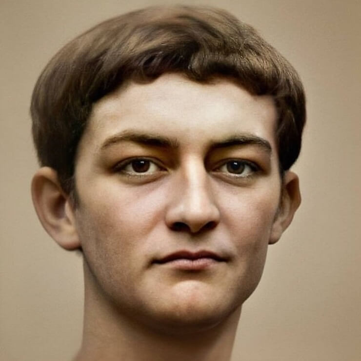 Figuras históricas famosas do artista holandês Bas Uterwijk