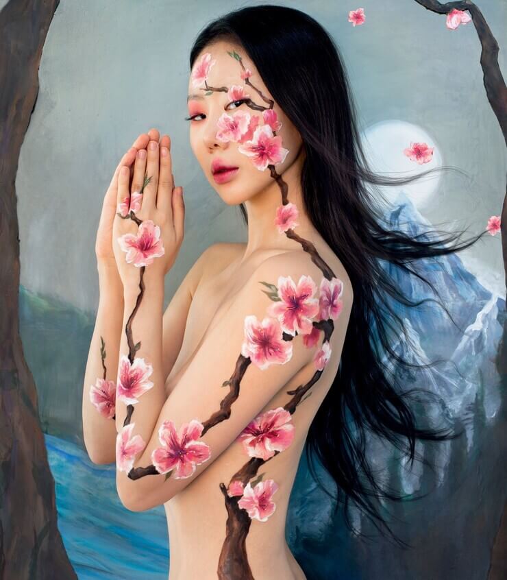 Incríveis ilusões de ótica corporal da sul-coreana Dain Yoon Ilusões de ótica da artista Dain Yoon