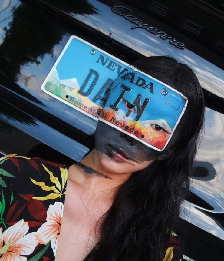 Incríveis ilusões de ótica corporal da sul-coreana Dain Yoon Ilusões de ótica da artista Dain Yoon