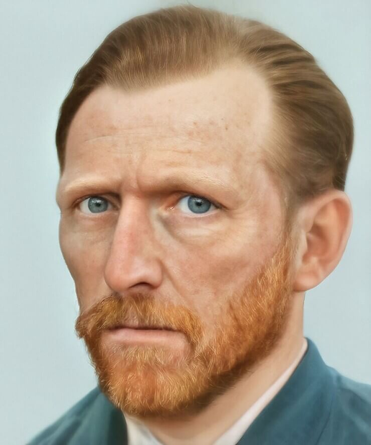 Figuras históricas famosas do artista holandês Bas Uterwijk