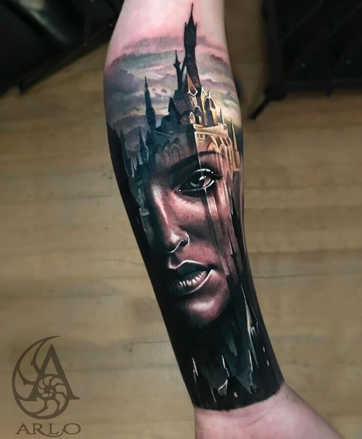 Tatuador usa a pele humana como tela para criar obra de arte Tatuagens realistas do tatuador Arlo DiCristina