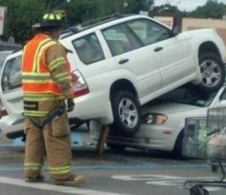 Acidentes de carro engraçados