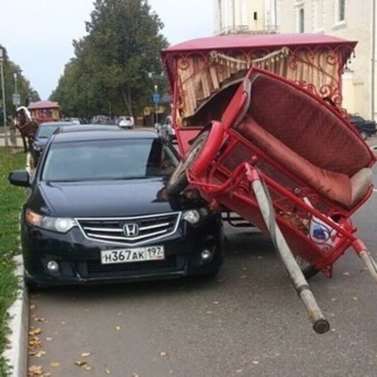 Acidentes de carro engraçados
