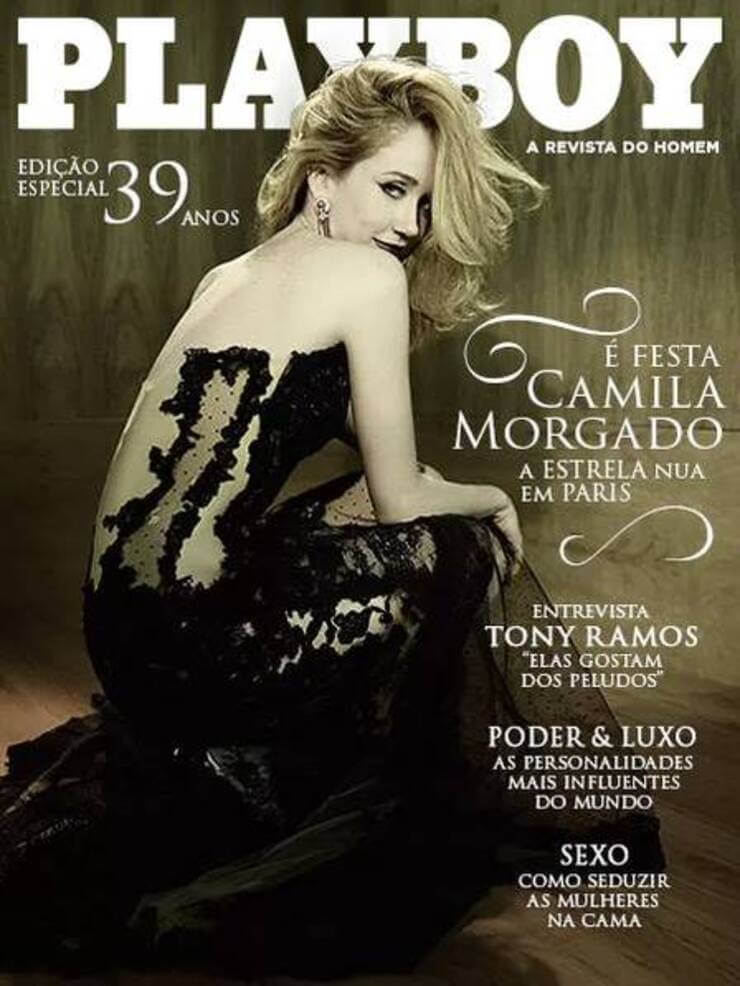 Atrizes brasileiras nuas na revista Playboy Camila Morgado Nua