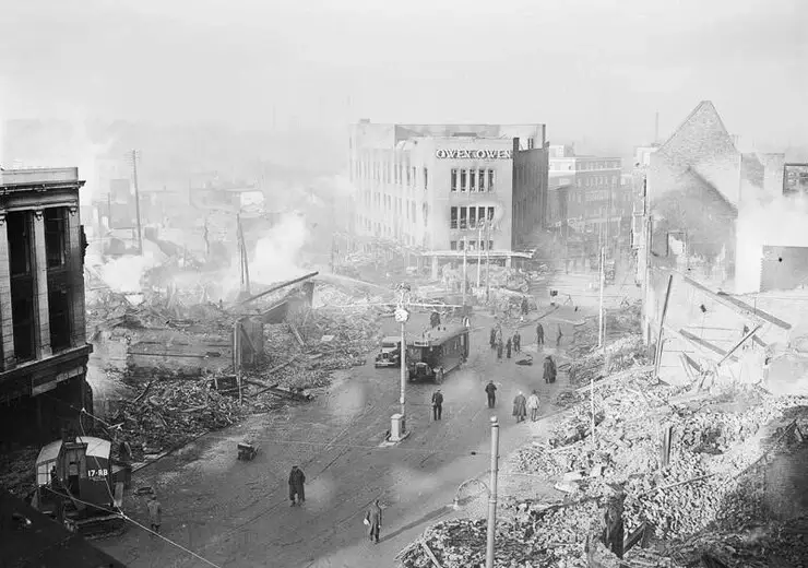 Fotos raras dos bombardeios da Segunda Guerra Mundial