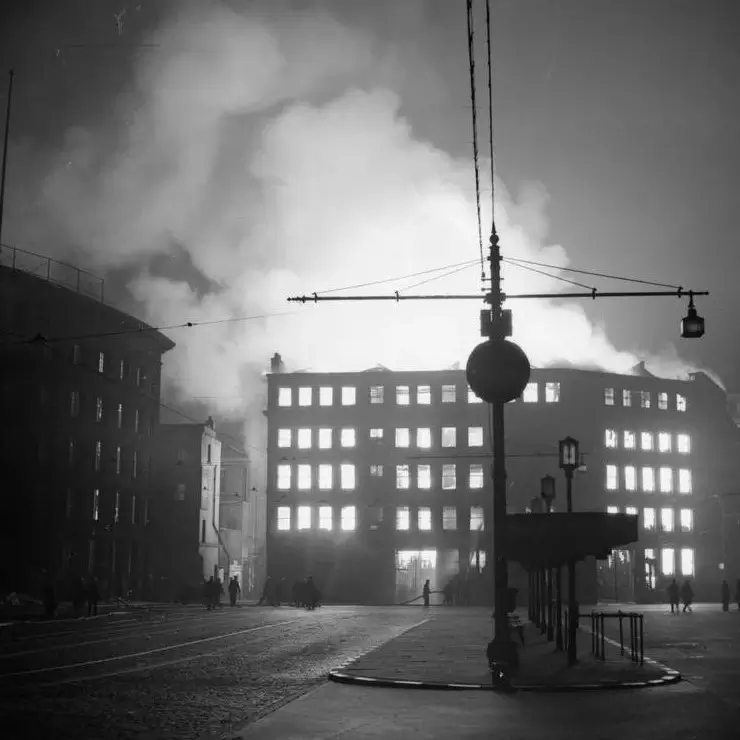 Fotos raras dos bombardeios da Segunda Guerra Mundial