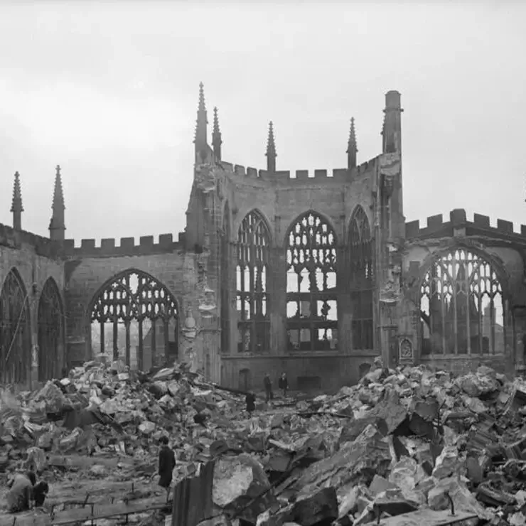Fotos raras dos bombardeios da Segunda Guerra Mundial