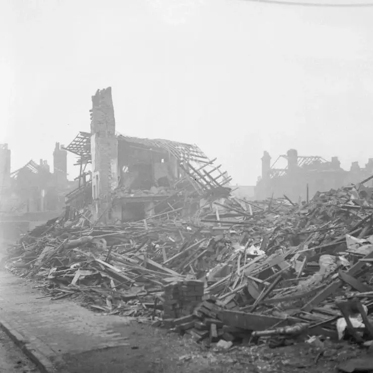 Fotos raras dos bombardeios da Segunda Guerra Mundial